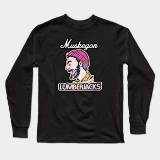 Muskegon Lumberjacks Hockey Long Sleeve T-Shirt